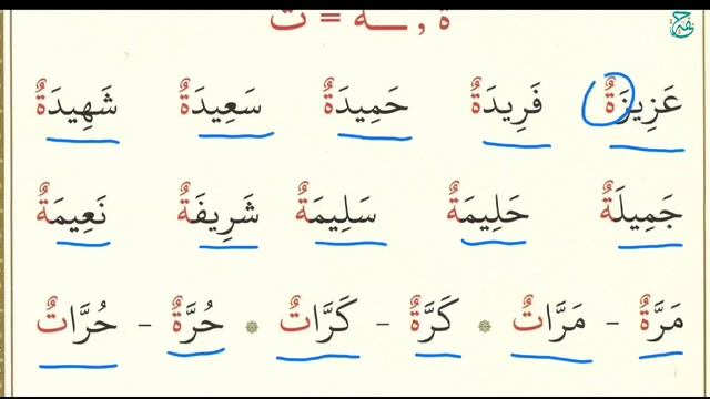 Муаллим сани | Урок №35 | 'Та' - марбута - ة