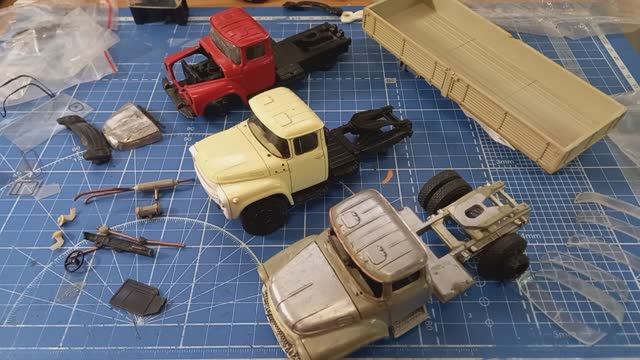 Обзор конверсии ЗИЛ 130В 1 43 (Каменец подольский)