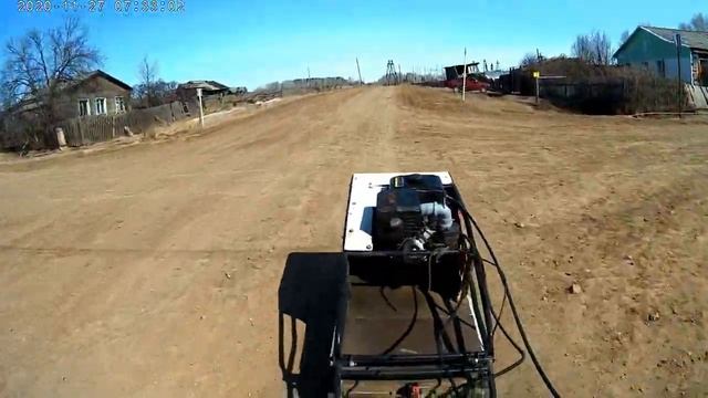 Мотобуксировщик для летней эксплуатации