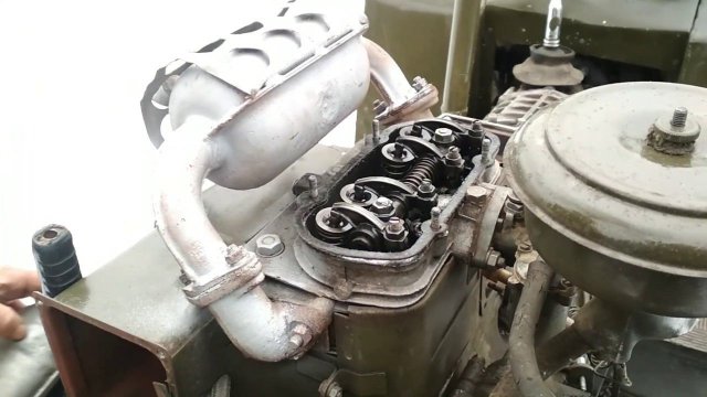 Регулировка клапанов двигателя Уд 25