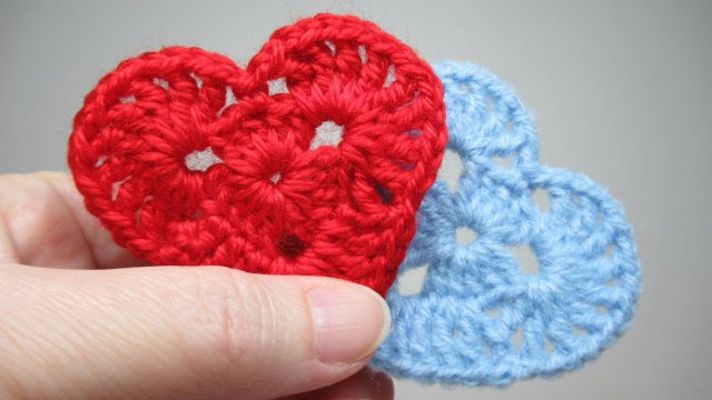 Как связать ажурное сердечко крючком
