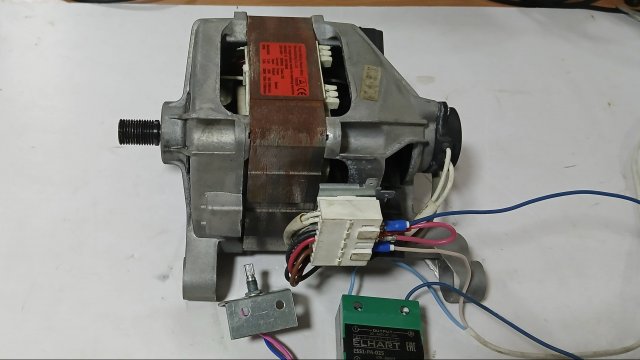 Регулировка скорости коллекторного электромотора с помощью твердотельного реле.