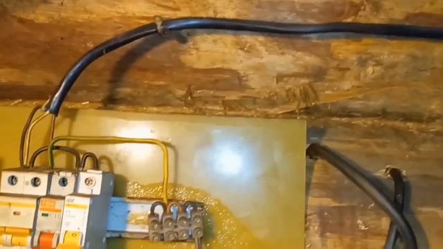 Как я сделал электропроводку в бане