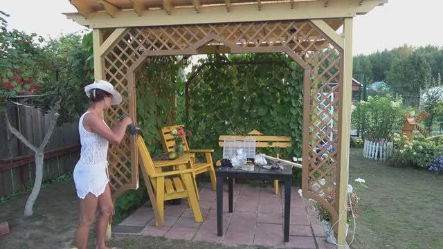 Арка декоративная в перголу моими руками