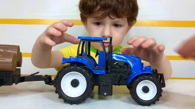 Видео для детей про тракторы. Распаковка