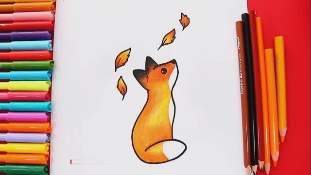 Как легко нарисовать реалистичную Лису всего за 2 минуты