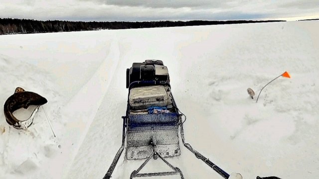 Зимняя рыбалка в Карелии. Мартовская кутерьма