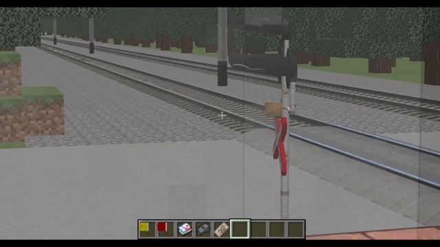 РАБОТАЮ ДЕЖУРНЫМ ПО ПЕРЕЕЗДУ СТРОЯТ НОВЫЙ ПУТЬ !!! MINECRAFT TRAIN