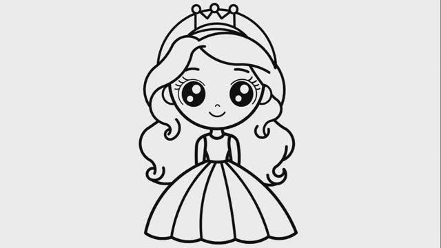 КАК НАРИСОВАТЬ КРАСИВУЮ ДЕВОЧКУ ПРИНЦЕССУ КАК ИЗ СКАЗКИ