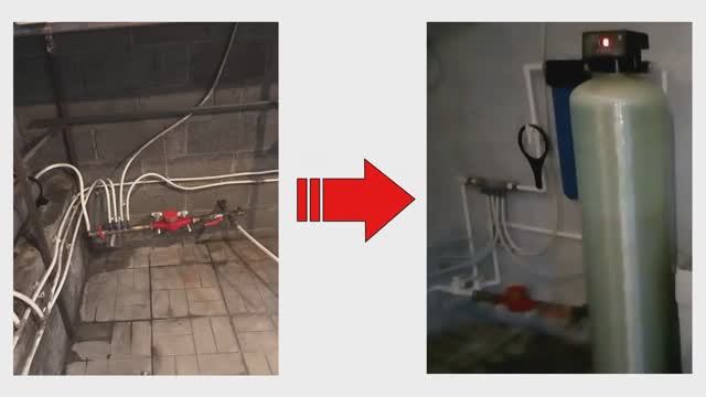 Установка фильтра для воды в частном доме