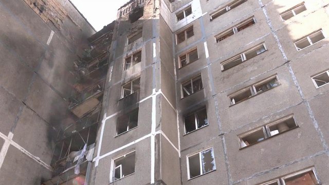 В результате ночной атаки украинских дронов на Курск повреждение получили 24 многоэтажки