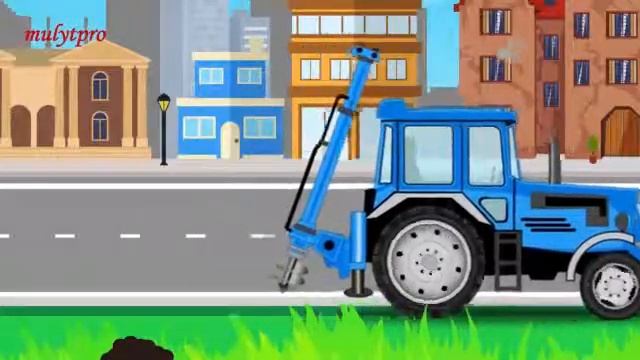 Мультики про машинки Машинки Экскаватор Трактор Самосвал Машины для детей