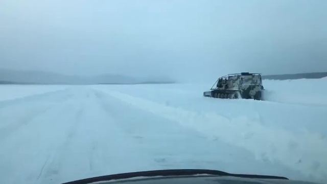 МТЛБ с отвалом - видеоотзыв