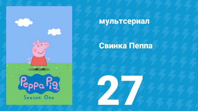 Свинка Пеппа 1 сезон 27 серия (мультсериал, 2004)