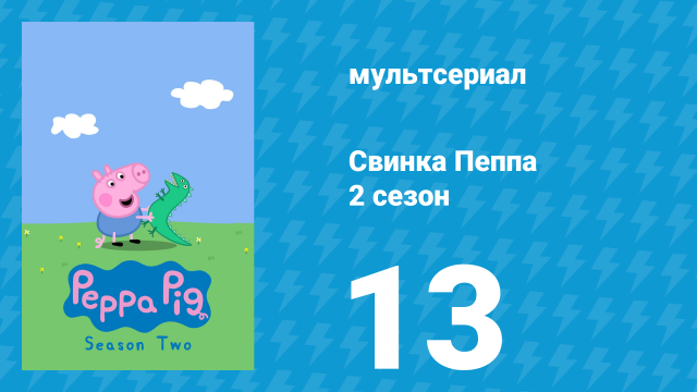 Свинка Пеппа 2 сезон 13 серия (мультсериал, 2004)