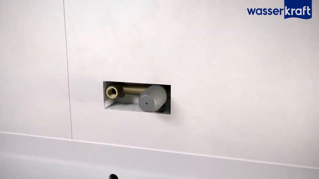 Установка смесителя скрытого монтажа для умывальника Wasserkraft Aller 10630