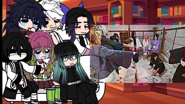 реакция хашира на тт 2 часть😴