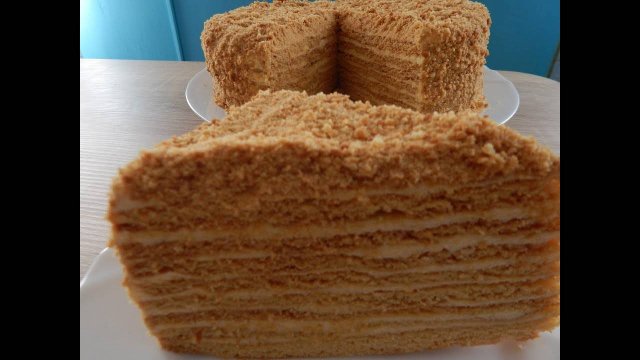 ТОРТ МЕДОВИК С ЗАВАРНЫМ КРЕМОМ ✧ Ну очень вкусно! 🍯🍰