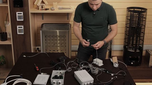 Пульт управления BORN TCP music Wi-Fi для электрической каменки – видео инструкция по подключению