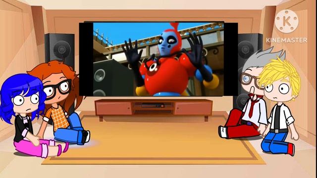 Gacha Club реакция на ~ RYTP (YTP) Пуп | Леди Баг и Супер Кот ~