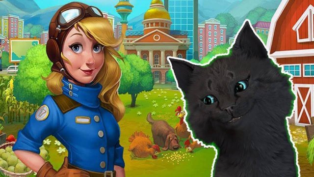 СТРОИМ СВОЙ ГОРОД Township С ГОВОРЯЩИМ СУПЕР КОТОМ ИГРА для ДЕТЕЙ Super Cat Развивающие игры #155