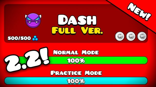 DASH FULL VERSION GEOMETRY DASH 2.2 NOW