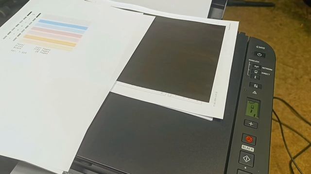 Canon g3410 восстановление цвета одним нажатием кнопки!