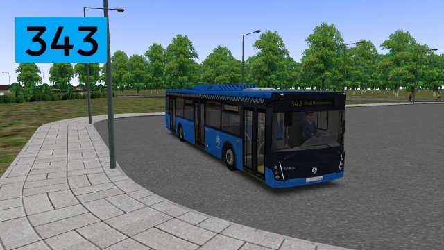 OMSI 2: Автобус №343 Метро Юго-Западная - МЦД Переделкино
