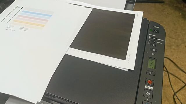 Canon PIXMA g3415 пропал цвет, полное восстановление цвета. ОЧ