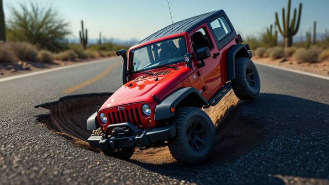 Автомобили против выбоин: Дорожные выбоины и неровности. Аварии в BeamNG.Drive #4|Бемиджи Драйв|