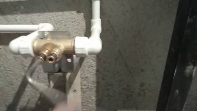 Монтаж встроенного смесителя для гигиенического душа