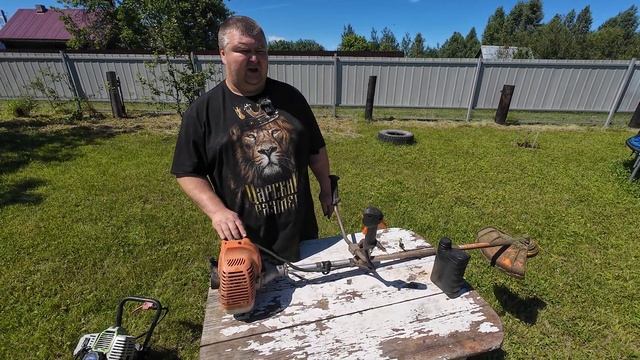 Бензокоса не набирает обороты? Всё просто!