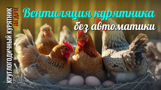 Вентиляция курятника без заморочек
