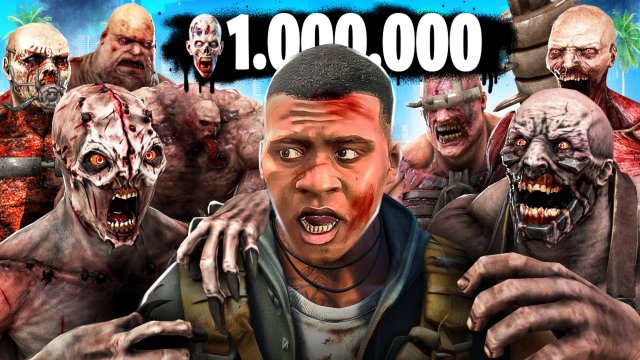 Я Пережил 1,000,000 ЗОМБИ за 48 ЧАСОВ в ГТА 5! ЗОМБИ АПОКАЛИПСИС ОБЗОР МОДА GTA 5 ОНЛАЙН