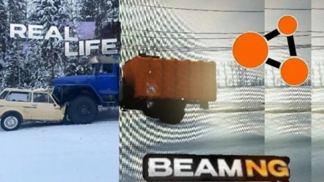 Авария на реальных событиях в BeamNG.Drive | #8