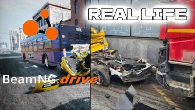 Авария на реальных событиях в BeamNG.Drive | #6