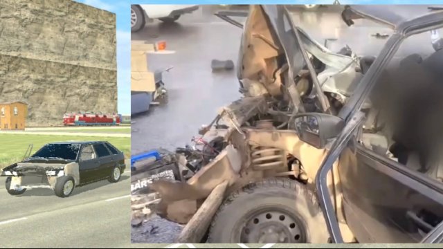 АВАРИИ НА РЕАЛЬНЫХ СОБЫТИЯХ 19/ВАЗ КРАШ ТЕСТ СИМУЛЯТОР 2