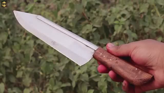 Изготовление ножей из старых пильных полотен.