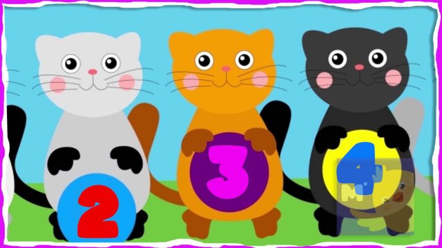 Мультики для малышей. Песня с цифрами | Детские песенки | Учим цифры. Развивающие мультики
