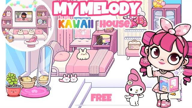 🌸 МУЗЫКА ДЛЯ МОИХ УШЕЙ (май мелоди) 👂| КАВАЙНЫЙ ДОМ В AVATAR WORLD (бесплатные предметы)