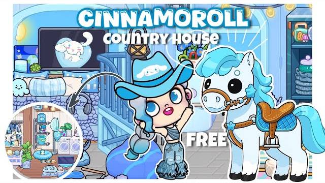 🏡✨ БЕСПЛАТНАЯ ИДЕЯ ДОМА CINNAMOROLL В AVATAR WORLD | PAZU