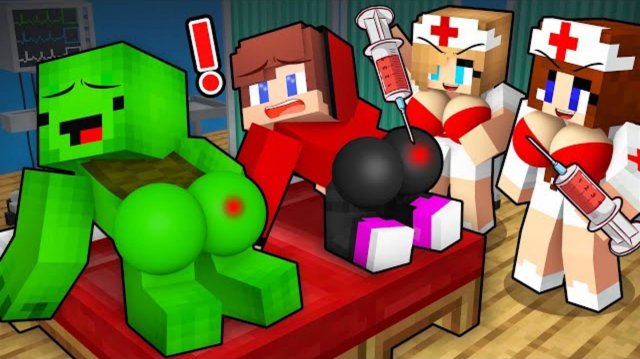 Парни попали в женскую больницу в Майнкрафте, что с ними будет?? Майнкрафт мультфильм