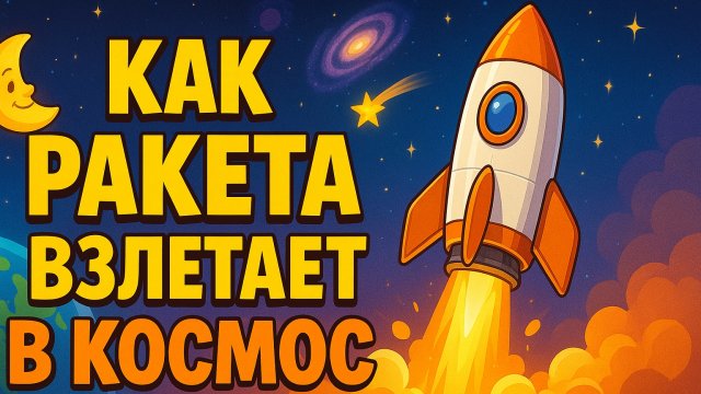 Как взлетает ракета в космос!