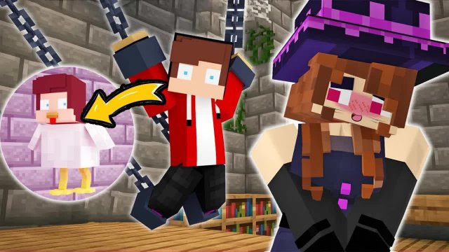 Моя бывшая подруга стала ведьмой в Майнкрафте, мультфильм