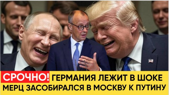 ШОК в Берлине! После Звонка Трампа Мерц Срочно засобирался к Путину