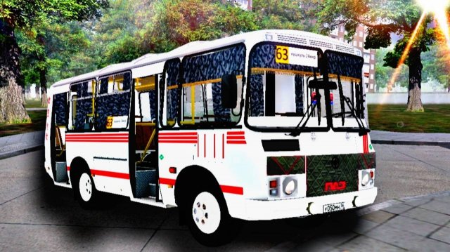 Omsi 2. ПАЗ-32054. Карта: Москва. Маршрут №721.