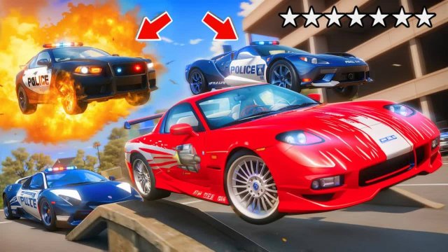 УГНАЛ ФОРСАЖНЫЕ ТАЧКИ У КОПОВ В ГТА 5 ОНЛАЙН! АВТОУГОНЩИК ПРОТИВ КОПОВ | СОБРАЛ ВСЕ ФОРСАЖ ТАЧКИ