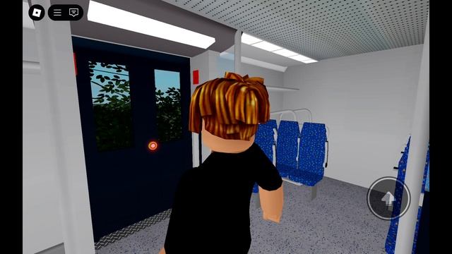 короткое видео! Поездка на Автоматическом электропоезде "ЛАСТОЧКА" в Роблокс.