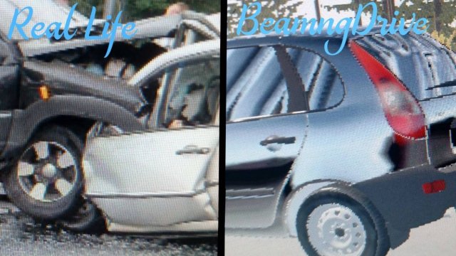 Аварии на реальных событиях в BeamngDrive #1