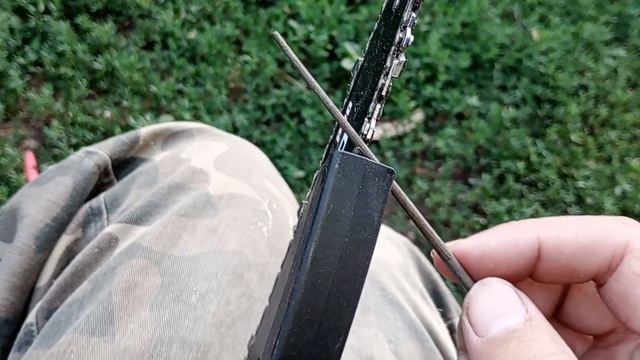 Как заточить цепь мини пилы